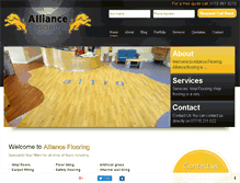 Tablet Screenshot of allianceflooring.co.uk